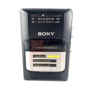 Sony Walkman WM-AF50 Portable AM/FM Cassette Player w/ New Belt Installed Tested